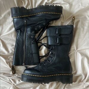Dr Martens Jagger Double Sole Quad Platform Boots